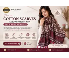 Cotton Scarves Manufacturer in India