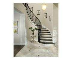 Custom Curved Staircases by Acadia Stairs