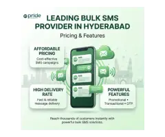 Leading Bulk SMS Provider in Hyderabad Pricing &amp Features Pride Web Technologies Pvt. Ltd.