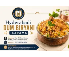 Hyderabadi Dum Biryani Karama Anmol Hyderabad