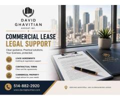 Commercial Lease Legal Support David Ghavitian Avocat Inc.