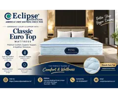 Classic Euro Top Mattress Premium Mattress with Custom Size Options