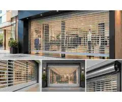 Strong and Stylish Roller Shutter Grilles for Shops and Commercial Spaces