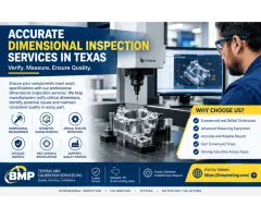 Accurate Dimensional Inspection Services in Texas