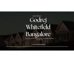 Godrej Whitefield Bangalore Luxury 4&5 BHK Homes