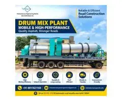Drum Mix Plant Manufacturer with Durable Machinery Vishwakarma