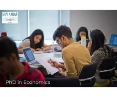 PhD in Economics at Shiv Nadar University Research Program &amp amp Admissions