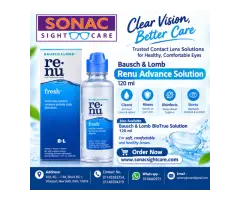 Order Bausch & Lomb Renu Advance Solution 120 ml Today