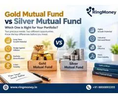 Gold Mutual Fund vs Silver Mutual Fund Key Differences and Investment Insights