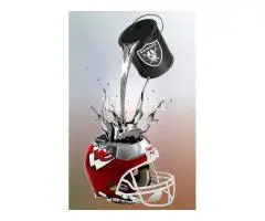 Chiefs Vs Raiders Rivalry Artwork For Afc West Fans