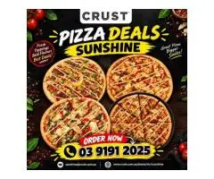 Pizza Deals Sunshine Exclusive Offers by Crust Pizza