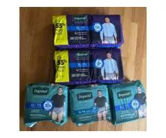 Diapers, briefs and pads for seniors