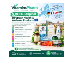 5,000 Original European Health & Wellness Products