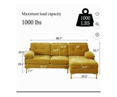 INGALIK convertible sectional sofa couch - 4