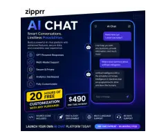 Can Zipprr AI Chat Software at 490 answer repeat questions