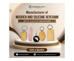 Manufacturer of Wooden and Silicone Keychain with Custom Branding