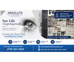 Compra Lentes de Contacto en Flatbush en Absolute Vision Center
