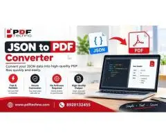 Convert JSON Files to PDF Easily with PDFTechno