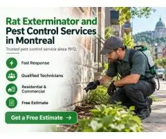 Rat Exterminator and Pest Control Services in Montreal