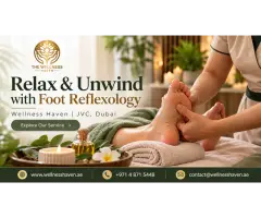 Foot Reflexology in JVC Relaxing Reflexology Massage