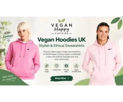 Vegan Hoodies UK Stylish & Ethical Sweatshirts