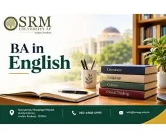 Pursue a BA in English at SRM University AP