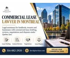 Commercial Lease Lawyer in Montreal David Ghavitian