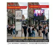 Digital Signage Solutions for Brand Advertising in India Vision Display