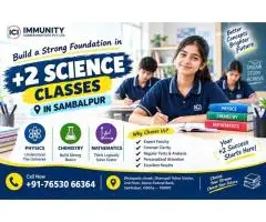 2 Science Classes in Sambalpur Immunity Career Institute
