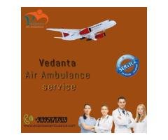 Take Air Ambulance Service in Gaya by Vedanta with Safest Patient Relocation
