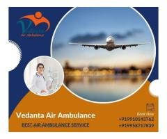 Book Vedanta Air Ambulance in Kolkata for Attentive and Easy Patient Relocation