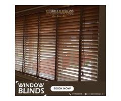 Window Blinds in Bangalore | Wooden & Roller Blinds -Desired Designs