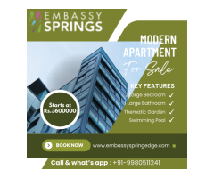 Embassy Springs Devanahalli | Embassy Springs Edge Apartments Bangalore