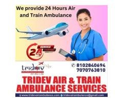 Get Advanced Care Tridev Air Ambulance Service in Guwahati
