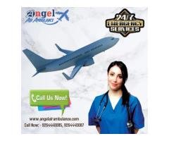 Angel Air Ambulance in Delhi- Long Distance Journey Covered with Ease