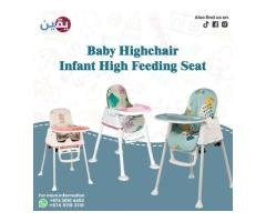 2-in-1 Baby Highchair Infant High Feeding Seat