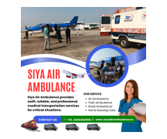 Siya Air Ambulance Service in Ranchi - Provides All Sufficient Medical Service - 1