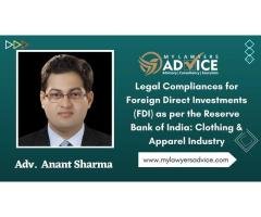 Legal Compliances for Foreign Direct Investments
