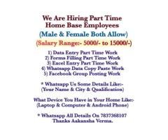 If You Need Home Base Part Time Job So Call Us