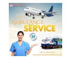 Book ICU Support Panchmukhi Air Ambulance Services in Guwahati at Low Cost