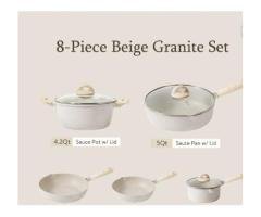 CAROTE NONSTICK POTS AND PANS SETS - 2