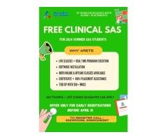 Clinical SAS training with placement assistance