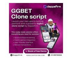 Ready-Made Sports Betting Solution: GGBET Clone Script to start a sportsbook quickly