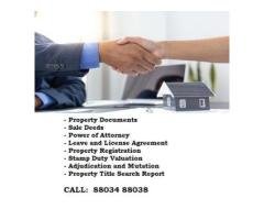 Property Registration and Documents Services Call Now 88034 88038 - 4