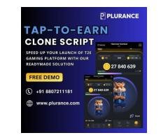 Level up your T2E gaming venture with our tap to earn clone script