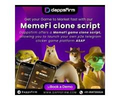 Affordable Solutions for MemeFi Crypto Game Clone Script