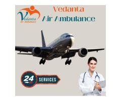 Avail Vedanta Air Ambulance Service in Raigarh with Up-to-date Medical Setup