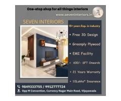 The Best Interiors in Vijayawada - Seven Interiors for all your construction needs