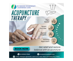 Sri Mahavir Physiotherapy & Acupuncture Clinic : Acupuncture treatment in Boring road