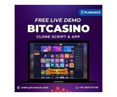 Bitcasino Clone Script – Get a Free Live Demo